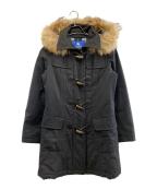 BURBERRY BLUE LABELバーバリー ブルー レーベル）の古着「ダッフルコート」｜ブラック