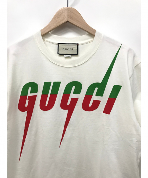 GUCCI（グッチ）GUCCI (グッチ) Tシャツ ホワイト サイズ:XS 170/88A 夏物の古着・服飾アイテム
