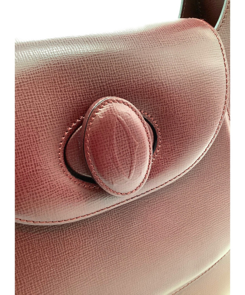 Cartier（カルティエ）Cartier (カルティエ) ハンドバッグ ボルドーの古着・服飾アイテム