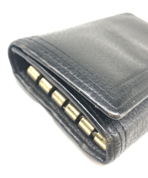 Yves Saint Laurent（イヴサンローラン）Yves Saint Laurent (イヴサンローラン) 5連キーケース ブラックの古着・服飾アイテム