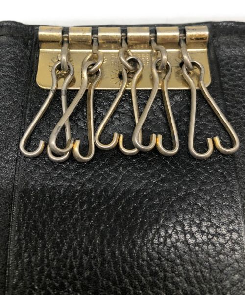 Yves Saint Laurent（イヴサンローラン）Yves Saint Laurent (イヴサンローラン) 5連キーケース ブラックの古着・服飾アイテム