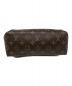 中古・古着 LOUIS VUITTON (ルイ ヴィトン) パラス・ビューティーケース ブラウン×ブラック：32000円