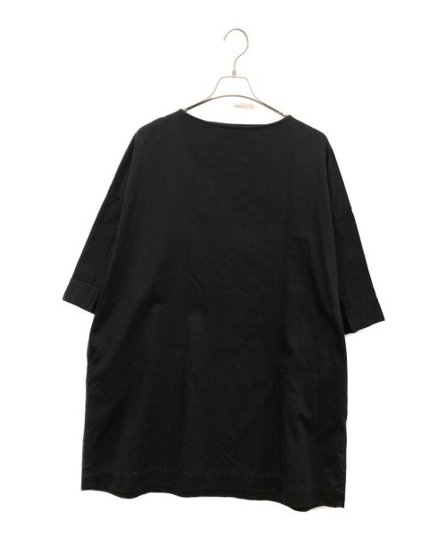 DOUBLE MAISON（ドゥーブルメゾン）double maison (ドゥーブルメゾン) ブラウスワンピース ブラック サイズ:Freeの古着・服飾アイテム