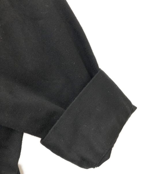 DOUBLE MAISON（ドゥーブルメゾン）double maison (ドゥーブルメゾン) ブラウスワンピース ブラック サイズ:Freeの古着・服飾アイテム