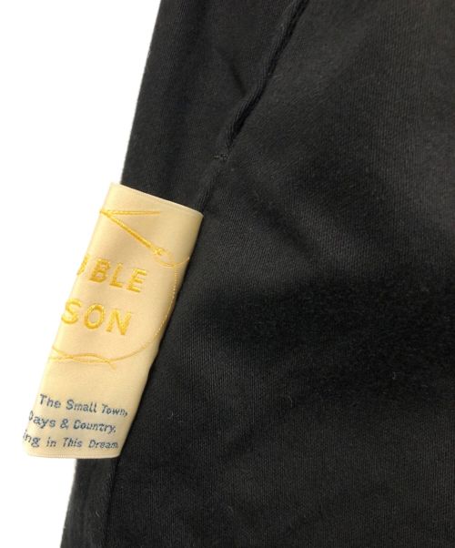 DOUBLE MAISON（ドゥーブルメゾン）double maison (ドゥーブルメゾン) ブラウスワンピース ブラック サイズ:Freeの古着・服飾アイテム