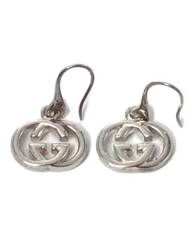 GUCCI Gピアス　ラウンド型　シルバー ヴィンテージ【未使用品】 中古・古着通販】GUCCI (グッチ) ピアス シルバー｜ブランド