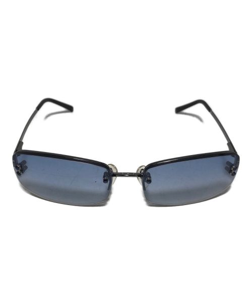 CHANEL（シャネル）CHANEL (シャネル) ツーポイントサングラス シルバー×ブルー サイズ:56□16の古着・服飾アイテム