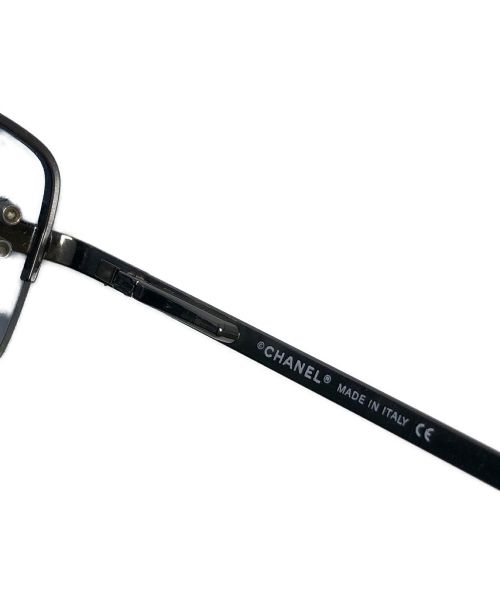 CHANEL（シャネル）CHANEL (シャネル) ツーポイントサングラス シルバー×ブルー サイズ:56□16の古着・服飾アイテム