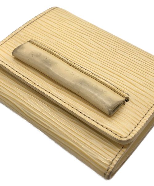 LOUIS VUITTON（ルイ ヴィトン）LOUIS VUITTON (ルイ ヴィトン) ポルトモネ エラスティック ヴァニラ アイボリーの古着・服飾アイテム