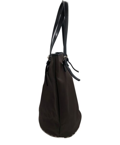 BURBERRY BLUE LABEL（バーバリー ブルー レーベル）BURBERRY BLUE LABEL (バーバリーブルーレーベル) トートバッグ ブラウン×ベージュの古着・服飾アイテム