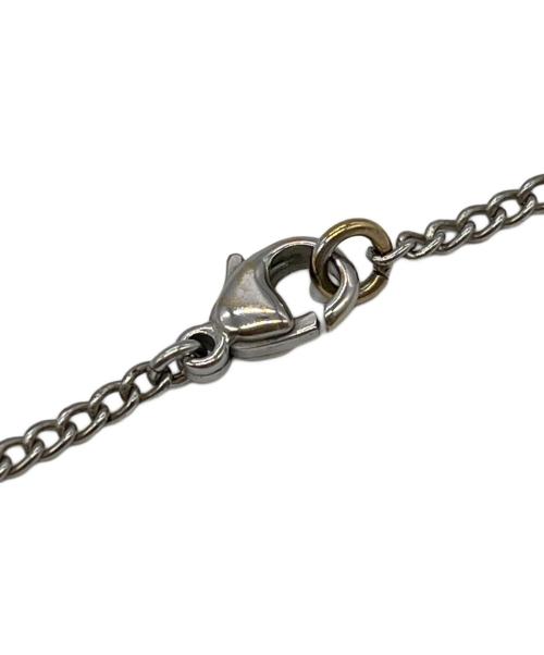 CHANEL（シャネル）CHANEL (シャネル) ココマークサークルネックレス シルバー×ブラックの古着・服飾アイテム