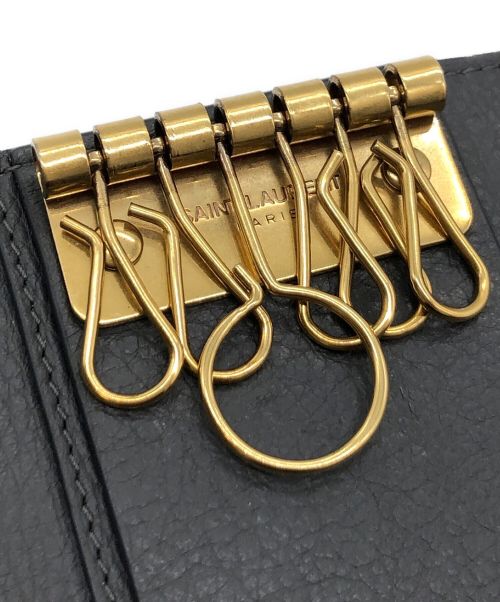 Saint Laurent Paris（サンローランパリ）Saint Laurent Paris (サンローランパリ) 6連キーケース グレーの古着・服飾アイテム