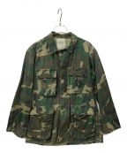 US ARMYユーエスアーミー）の古着「ジャングルファティーグジャケット」｜グリーン×ブラウン