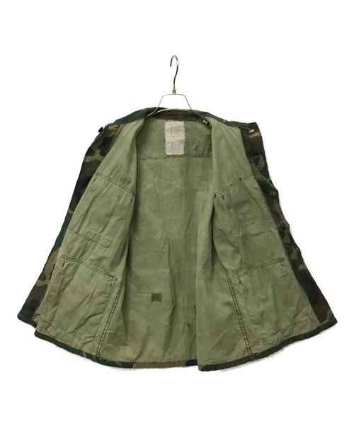 US ARMY（ユーエスアーミー）US ARMY (ユーエス アーミー) ジャングルファティーグジャケット グリーン×ブラウン サイズ:下記参照の古着・服飾アイテム