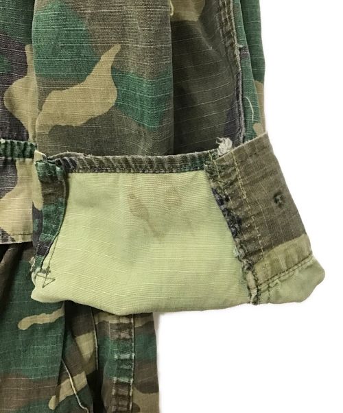 US ARMY（ユーエスアーミー）US ARMY (ユーエス アーミー) ジャングルファティーグジャケット グリーン×ブラウン サイズ:下記参照の古着・服飾アイテム
