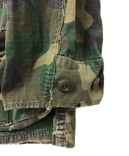 US ARMY（ユーエスアーミー）US ARMY (ユーエス アーミー) ジャングルファティーグジャケット グリーン×ブラウン サイズ:下記参照の古着・服飾アイテム