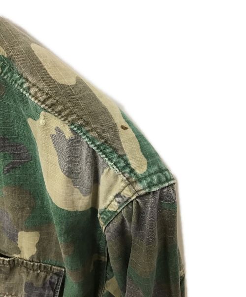 US ARMY（ユーエスアーミー）US ARMY (ユーエス アーミー) ジャングルファティーグジャケット グリーン×ブラウン サイズ:下記参照の古着・服飾アイテム