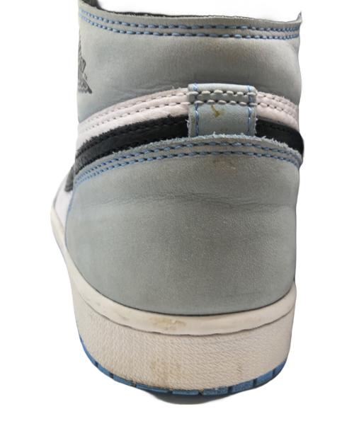 NIKE（ナイキ）NIKE (ナイキ) Air Jordan 1 High OG （エア ジョーダン 1 レトロ ハイ オリジナル） スカイブルー×ホワイト サイズ:26.5の古着・服飾アイテム