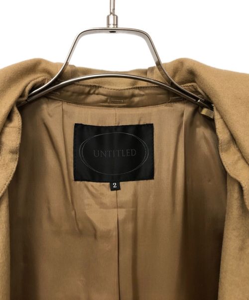 UNTITLED（アンタイトル）UNTITLED (アンタイトル) フーデッドコート ベージュ サイズ:2の古着・服飾アイテム