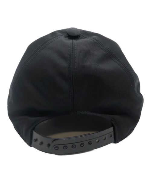 BURBERRY LONDON（バーバリーロンドン）BURBERRY LONDON (バーバリー ロンドン) ホースフェリープリントキャップ ブラック×ホワイトの古着・服飾アイテム