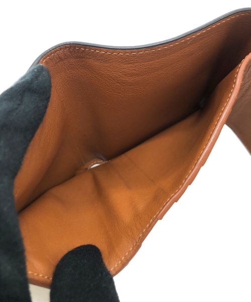LOEWE（ロエベ）LOEWE (ロエベ) 3つ折り財布 ブラウンの古着・服飾アイテム