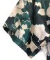 中古・古着 CINOH (チノ) FLOWER PIRINT DRAPE BLOUSE ホワイト×グリーン サイズ:36：6000円