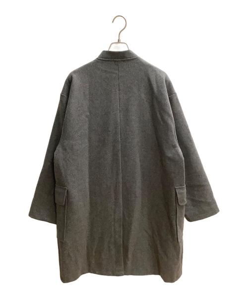 HIBECK（ハイベック）HIBECK (ハイベック) ウール混コート グレー サイズ:SIZE Mの古着・服飾アイテム
