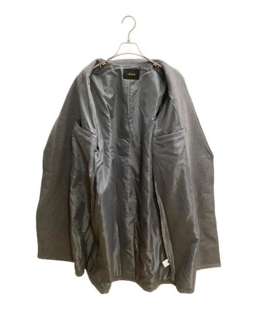 HIBECK（ハイベック）HIBECK (ハイベック) ウール混コート グレー サイズ:SIZE Mの古着・服飾アイテム