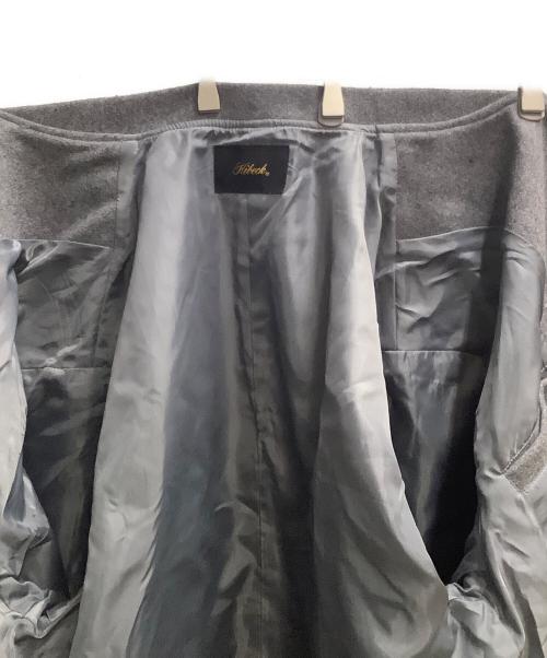 HIBECK（ハイベック）HIBECK (ハイベック) ウール混コート グレー サイズ:SIZE Mの古着・服飾アイテム