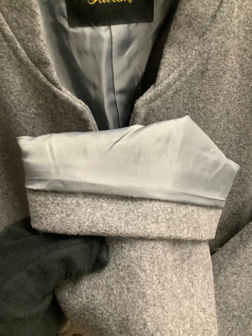 HIBECK（ハイベック）HIBECK (ハイベック) ウール混コート グレー サイズ:SIZE Mの古着・服飾アイテム
