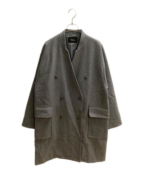 HIBECK（ハイベック）HIBECK (ハイベック) ウール混コート グレー サイズ:SIZE Mの古着・服飾アイテム
