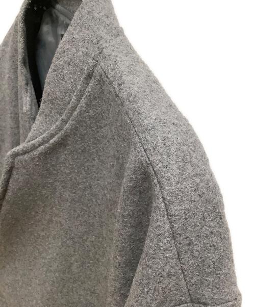 HIBECK（ハイベック）HIBECK (ハイベック) ウール混コート グレー サイズ:SIZE Mの古着・服飾アイテム