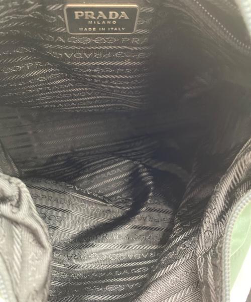 PRADA（プラダ）PRADA (プラダ) ワンショルダーバッグ ブラック×グリーンの古着・服飾アイテム