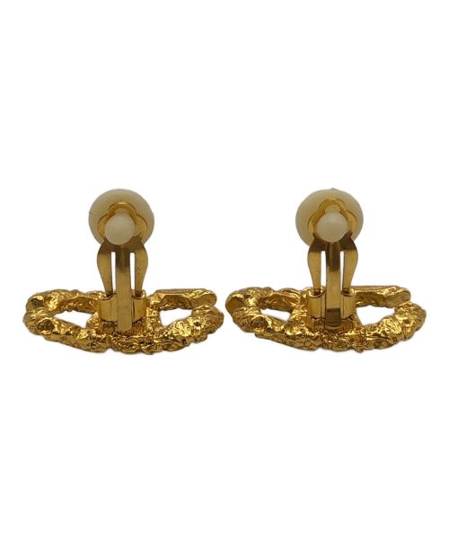 CHANEL（シャネル）CHANEL (シャネル) ヴィンテージココマークイヤリング 唐草模様 ゴールドの古着・服飾アイテム