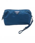 PRADAプラダ）の古着「ナイロンポーチ」｜ブルー