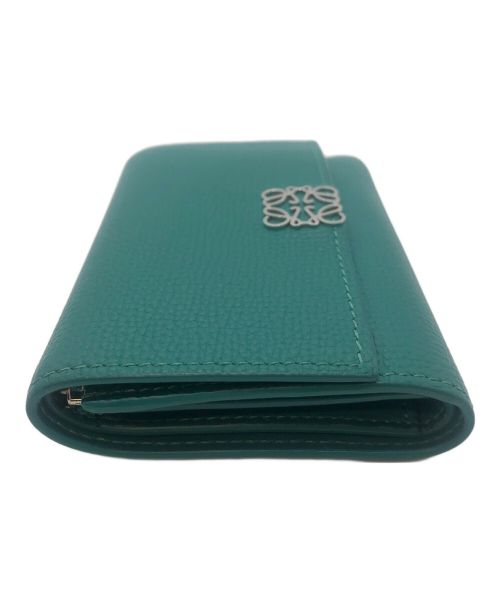 LOEWE（ロエベ）LOEWE (ロエベ) アナグラムトライフォードウォレット グリーンの古着・服飾アイテム