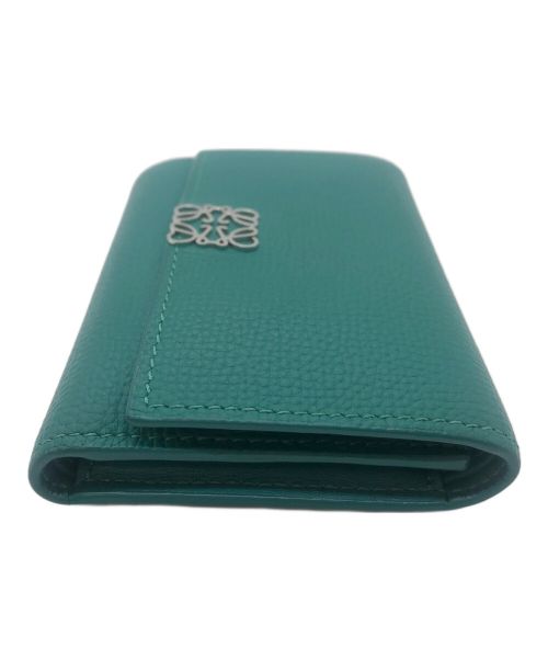 LOEWE（ロエベ）LOEWE (ロエベ) アナグラムトライフォードウォレット グリーンの古着・服飾アイテム
