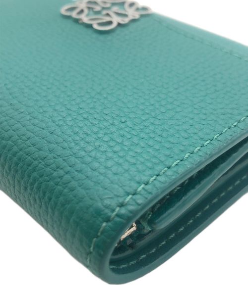 LOEWE（ロエベ）LOEWE (ロエベ) アナグラムトライフォードウォレット グリーンの古着・服飾アイテム