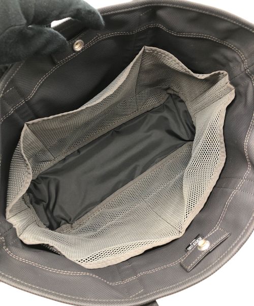 PORTER GIRL（ポーターガール）PORTER GIRL (ポーターガール) キャンバストートバッグ カーキ×グレーの古着・服飾アイテム