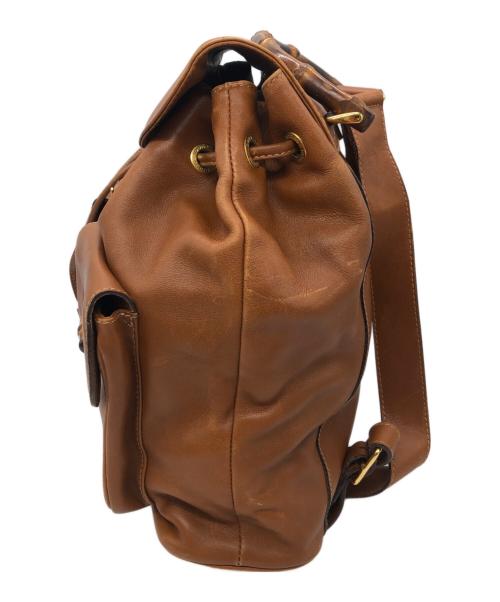 GUCCI（グッチ）GUCCI (グッチ) バンブーリュック ブラウンの古着・服飾アイテム