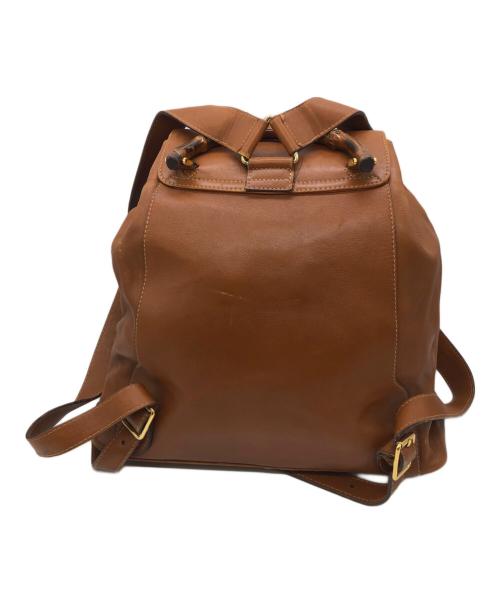GUCCI（グッチ）GUCCI (グッチ) バンブーリュック ブラウンの古着・服飾アイテム