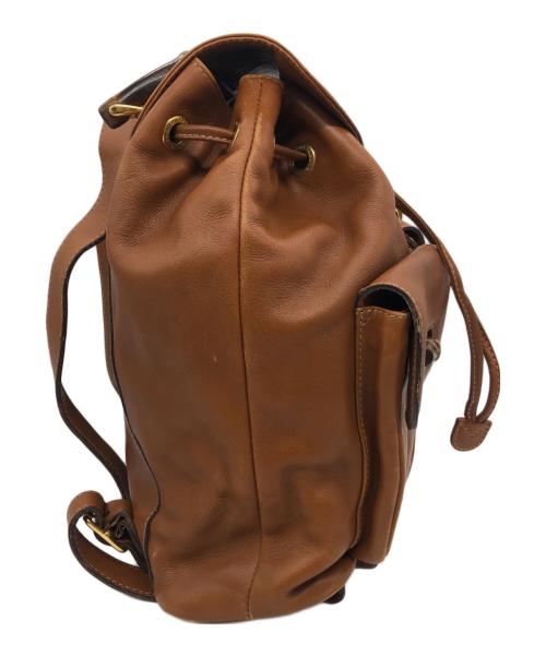 GUCCI（グッチ）GUCCI (グッチ) バンブーリュック ブラウンの古着・服飾アイテム