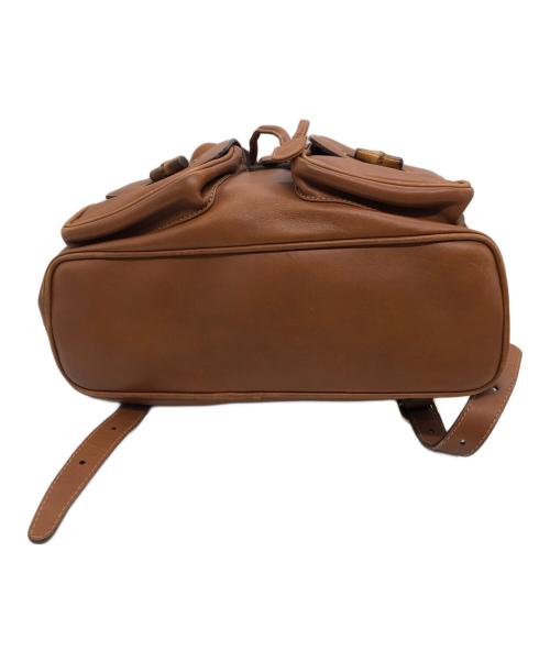 GUCCI（グッチ）GUCCI (グッチ) バンブーリュック ブラウンの古着・服飾アイテム