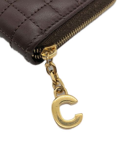 CELINE（セリーヌ）CELINE (セリーヌ) コインケース Cチャーム ブラウンの古着・服飾アイテム