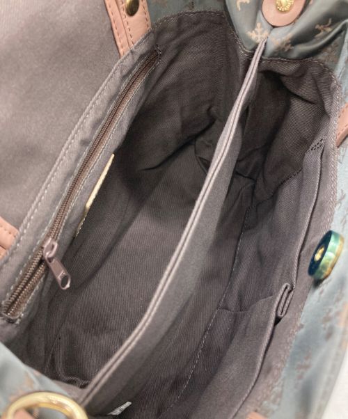 russet（ラシット）russet (ラシット) 2WAYミニトートバッグ グレー×ベージュの古着・服飾アイテム