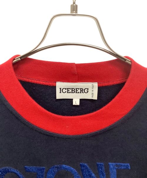 ICEBERG（アイスバーグ）ICEBERG (アイスバーグ) ヴィンテージスウェット ネイビー サイズ:SIZE Lの古着・服飾アイテム