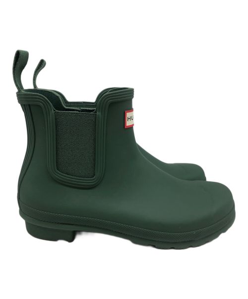 HUNTER（ハンター）HUNTER (ハンター) ORIGINAL CHELSEA グリーン サイズ:EU 39 未使用品の古着・服飾アイテム