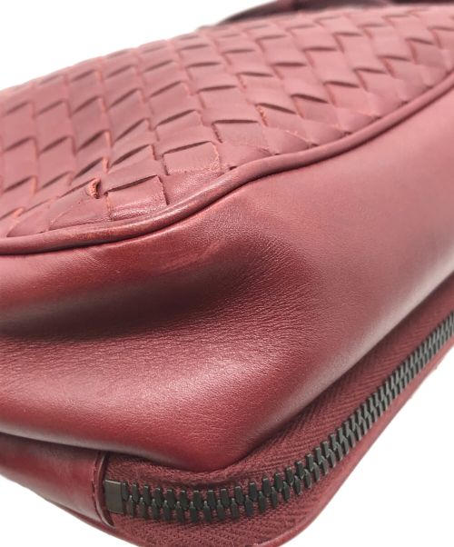 BOTTEGA VENETA（ボッテガベネタ）BOTTEGA VENETA (ボッテガベネタ) ショルダーバッグ ボルドーの古着・服飾アイテム