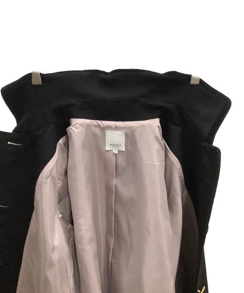 matrice BY VOICEMAIL（マトリーチェバイヴォイスメール）matrice BY VOICEMAIL (マトリーチェバイヴォイスメール) ステンカラーコート ブラック サイズ:SIZE 38の古着・服飾アイテム