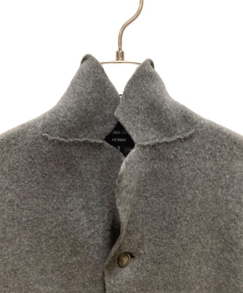 COMME des GARCONS HOMME（コムデギャルソン オム）COMME des GARCONS HOMME (コムデギャルソン オム) カシミヤ混ジャケット グレー サイズ:SIZE Sの古着・服飾アイテム